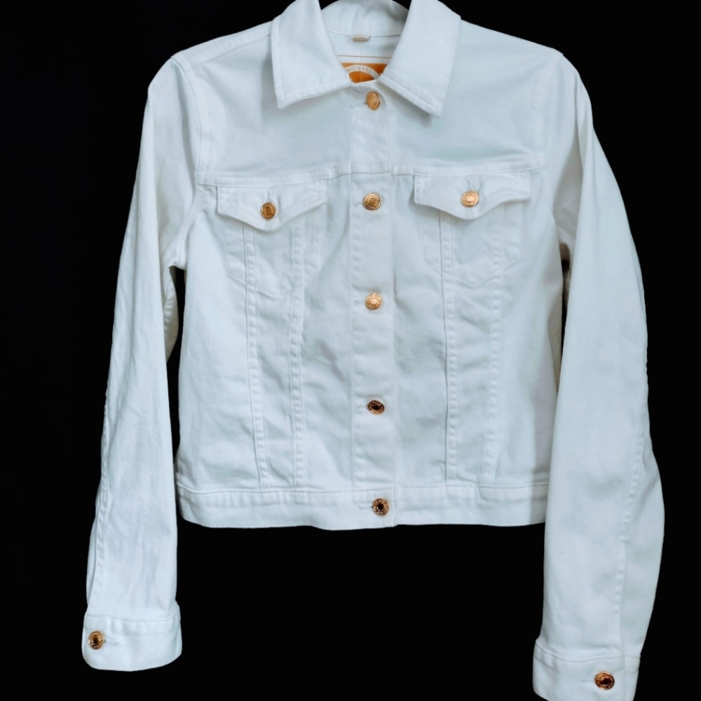 Michael Kors White Denim Jacket